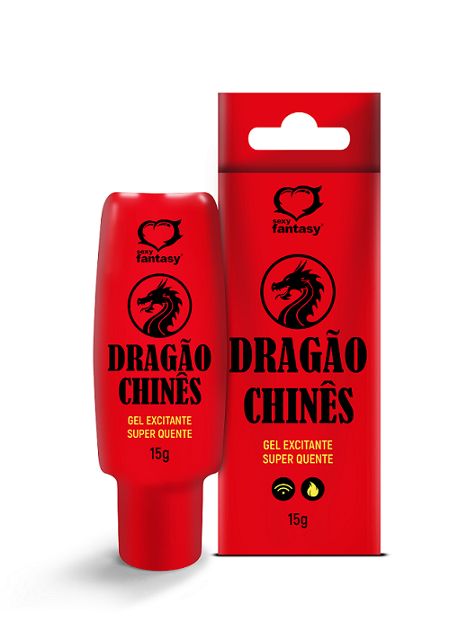 Dragão Chinês Gel 15g Excitante Super Quente  – Caixa com 10 Unid.