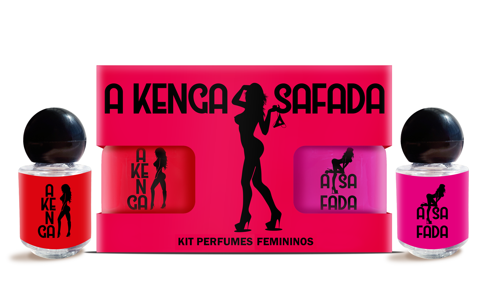 Perfume A Kenga Safada Kit – Caixa com 10 Unid.