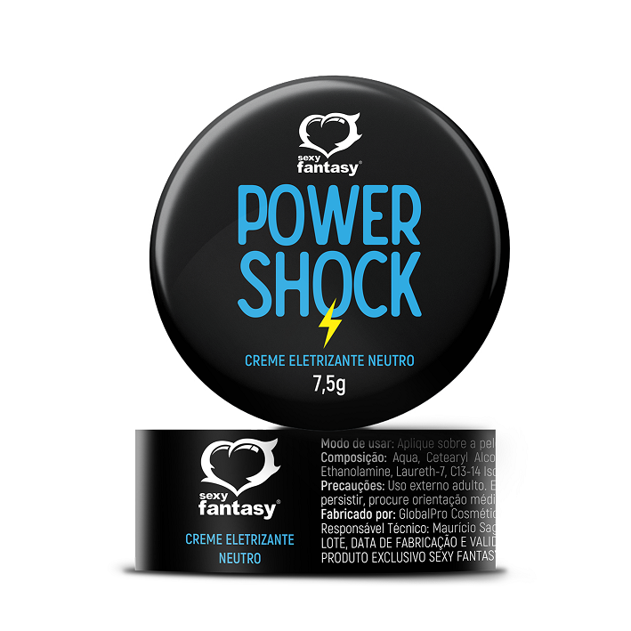 Power Shock Pomada 7,5g – Caixa com 10 Unid.