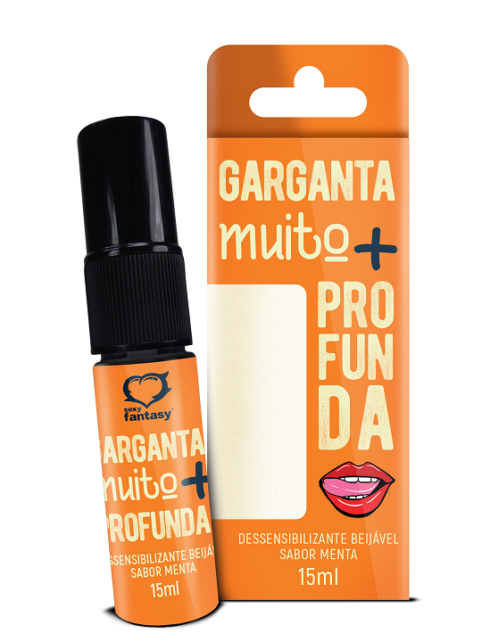 Garganta Profunda Spray 15ml – Caixa com 10 Unid.