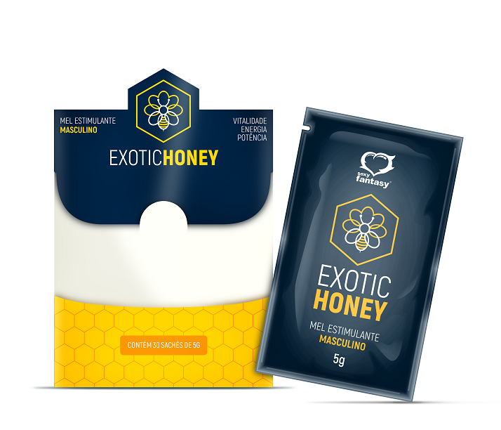 Exotic Honey Masculino – Display com 30 Sachês
