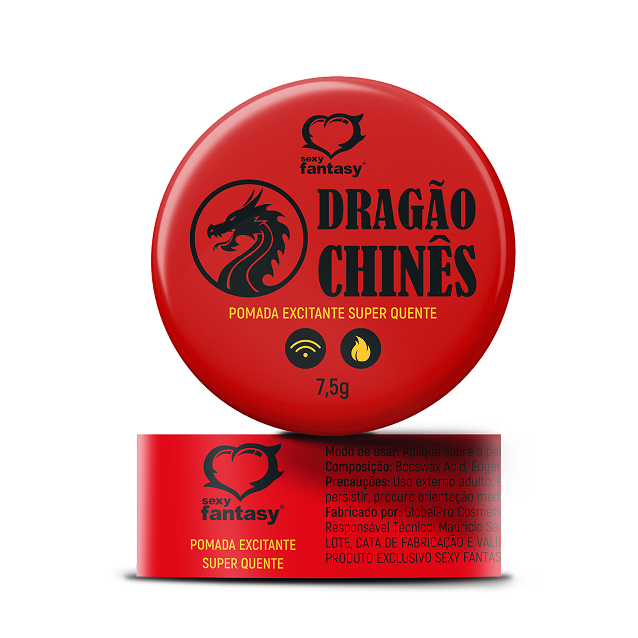 Dragão Chinês Pomada 7,5g – Caixa com 10 Unid.