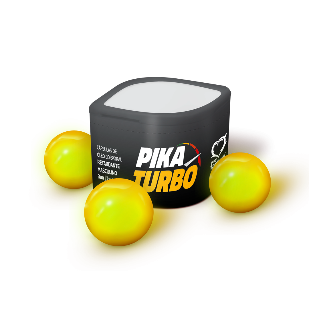 Pika Turbo Cápsula Retardante - Caixa com 10 Unid.